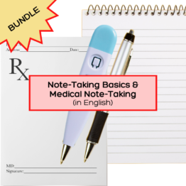 Bundle Note-Taking Basics Medical Note-Taking