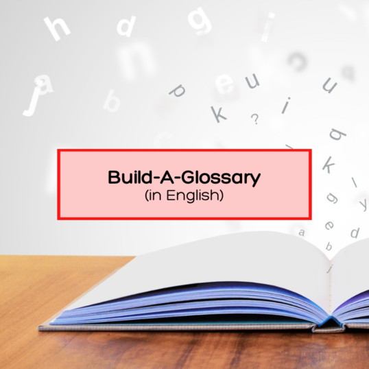 Build A Glossary